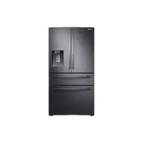 28 cu. ft. Food Showcase 4-Door French Door Refrigerator in Black Stainless Steel
