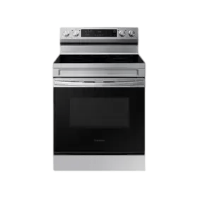 6.3 cu. ft. Smart Freestanding Electric Range with Rapid Boil™ & Self Clean in Stainless Steel